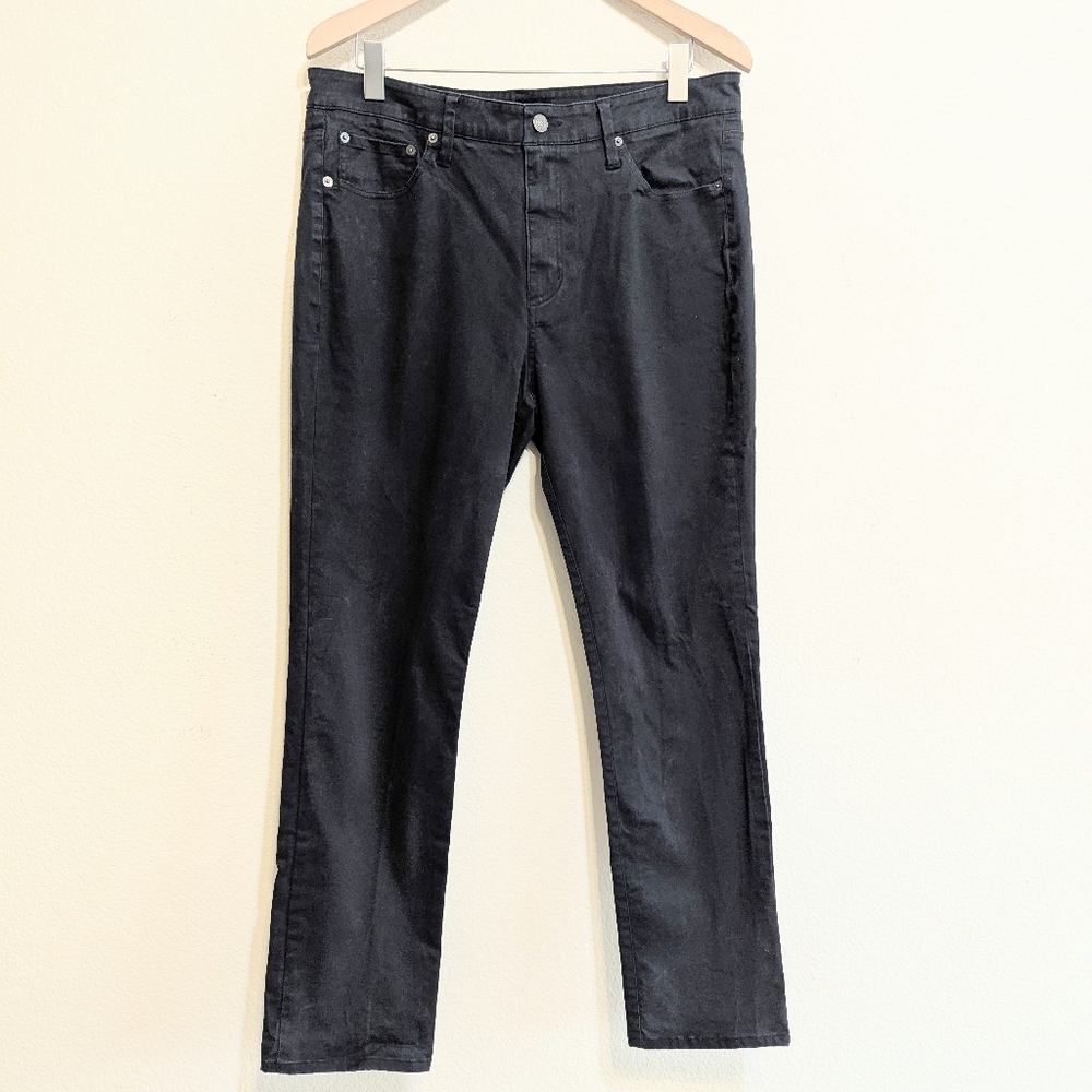 G Fore Core 5 Pocket Chino Pants Onyx Size 35 x 29 Brushed Denim.